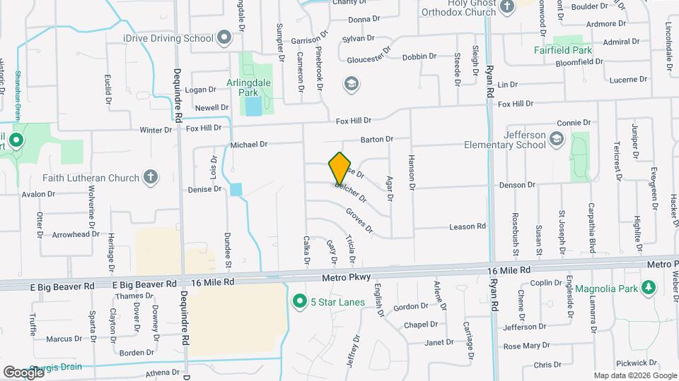 2928 Belcher Dr Map and Location Details