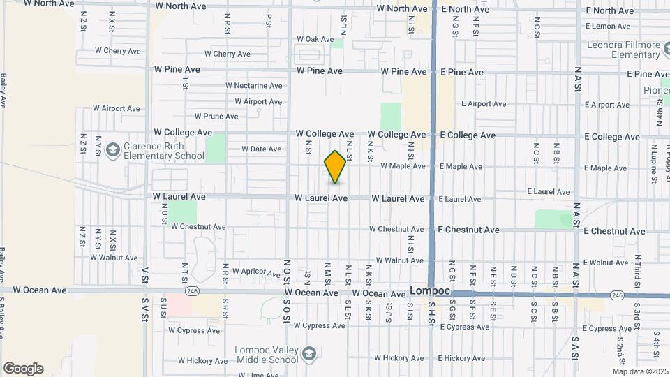 408 N M St Map and Location Details