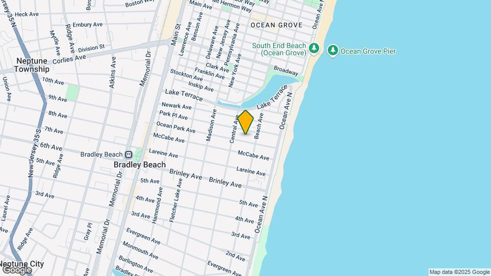 210 Ocean Park Ave Map and Location Details