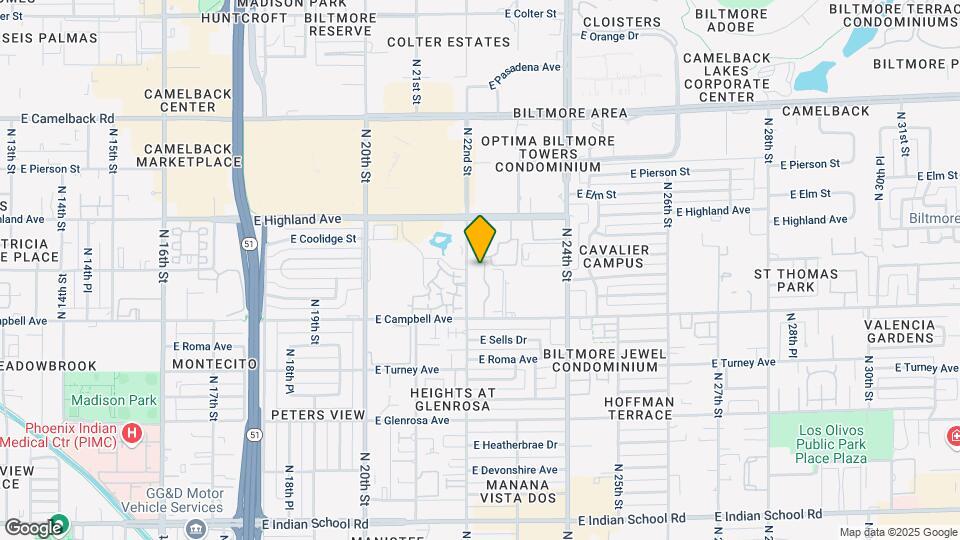 4533 N 22nd St Mapa y Detalles de la Ubicación
