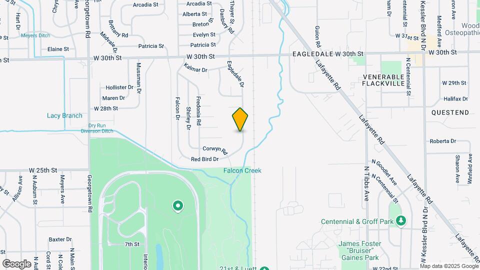 2620 Eagledale Dr Map and Location Details