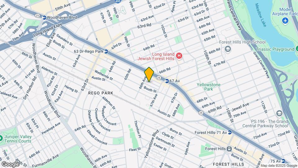 66-22 Saunders Street Mapa y Detalles de la Ubicación