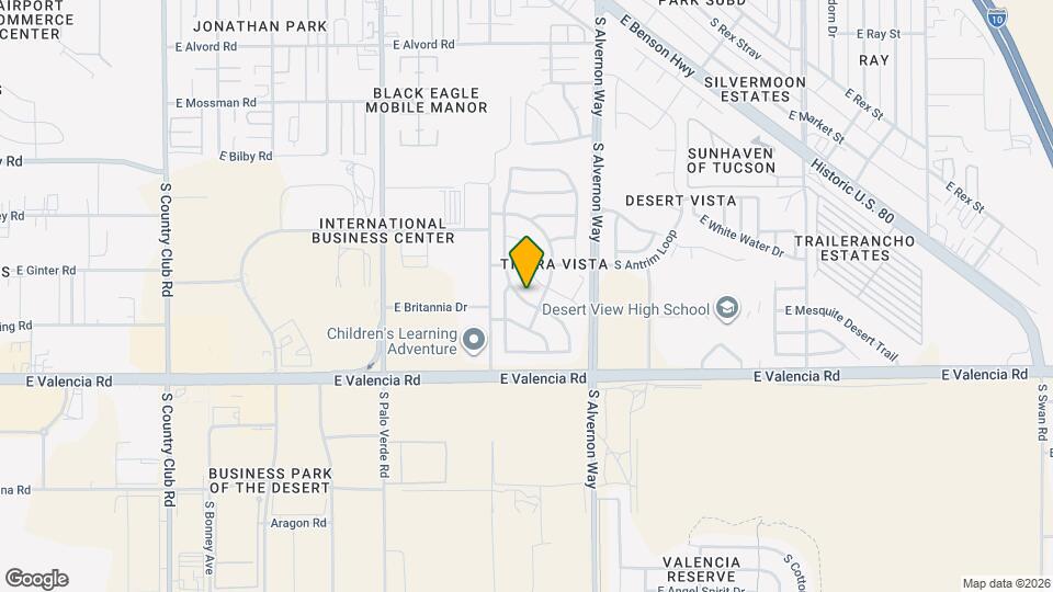 6353 S Sunrise Valley Dr Map and Location Details