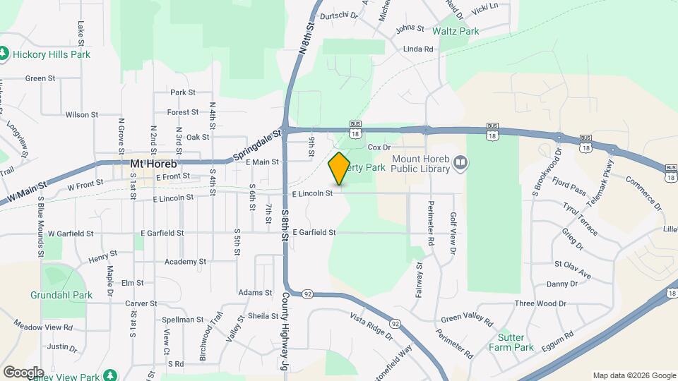 Lincoln Crt Senior Apartments and Nearby Mount Horeb Apartments For