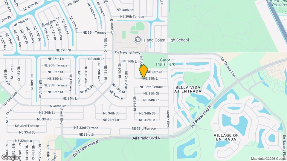 2206 NE 35th Ln Map and Location Details