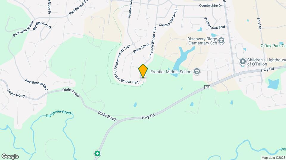 2823 Preston Woods Trail Map and Location Details