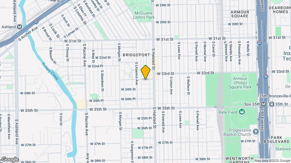831 W 33rd Pl Mapa y Detalles de la Ubicación
