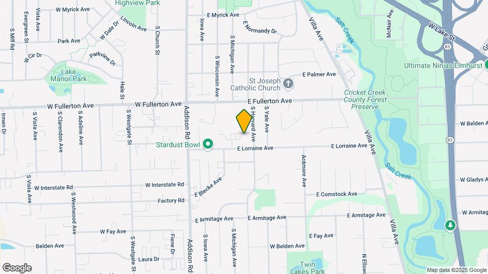 529 S Michigan Ct Map and Location Details