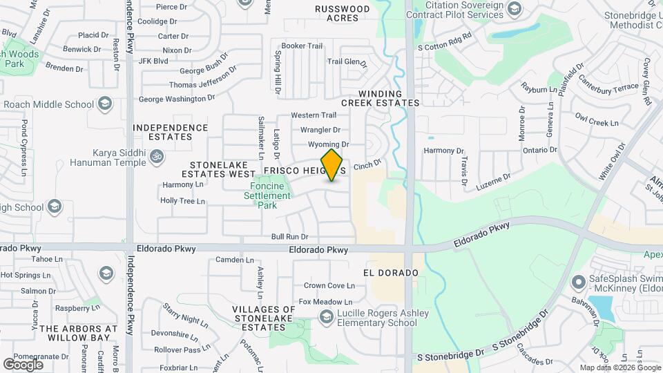 15774 Appaloosa Dr Map and Location Details