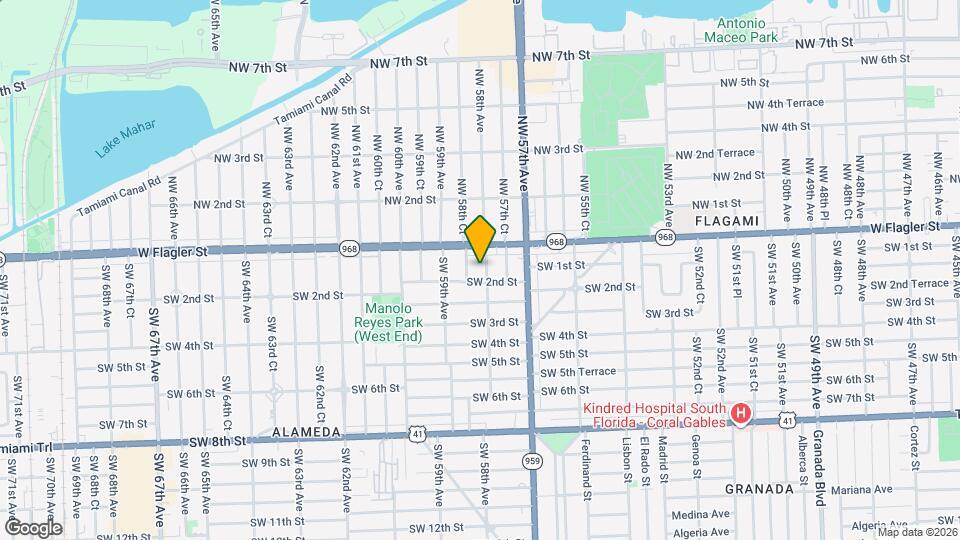100 SW 58th Ave Map and Location Details