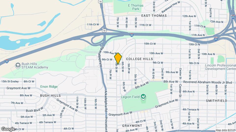905 7th St W Map and Location Details