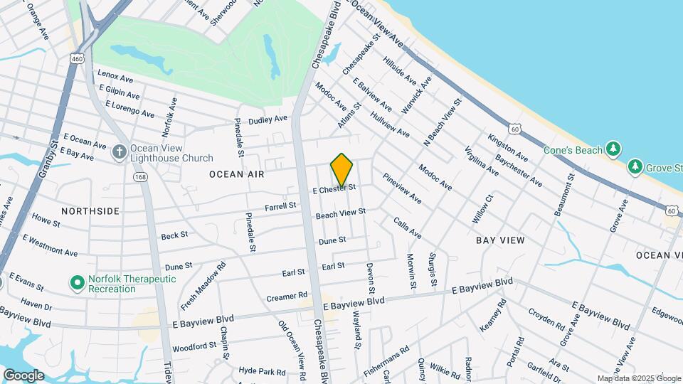 1045 E Chester St Map and Location Details