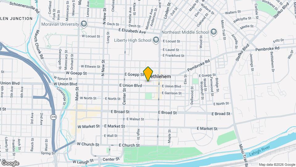 229 E Union Blvd Map and Location Details