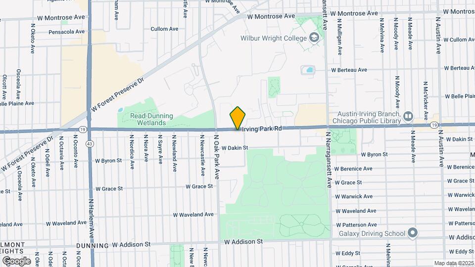 6711 W Irving Park Rd Map and Location Details