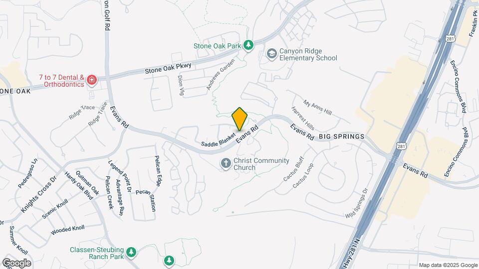 1442 Saddle Blanket Map and Location Details