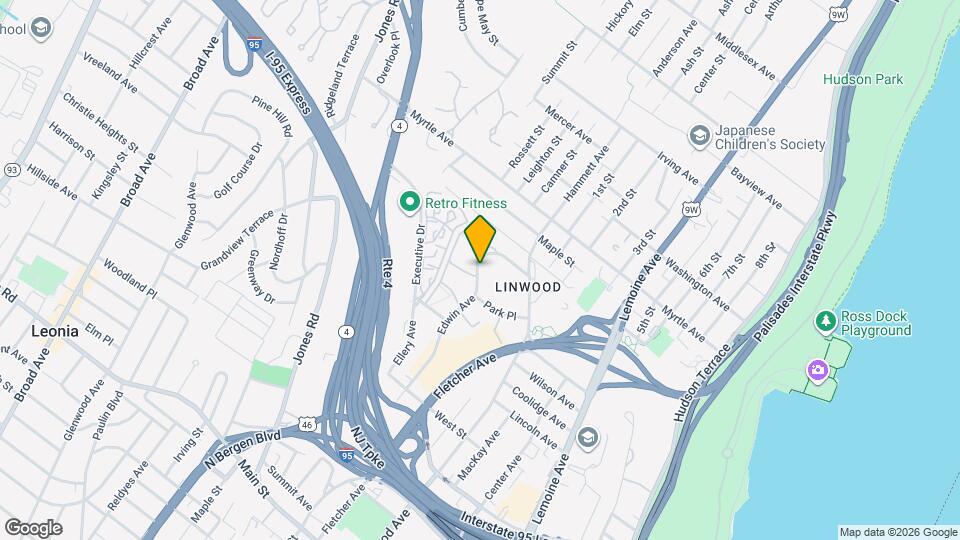 Linwood Park Cooperative Apt's Map and Location Details