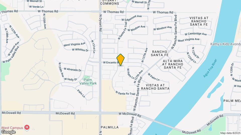 12817 W Alvarado Rd Map and Location Details