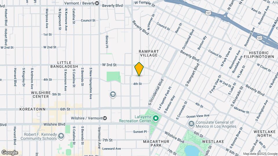 359 S Commonwealth Ave Map and Location Details