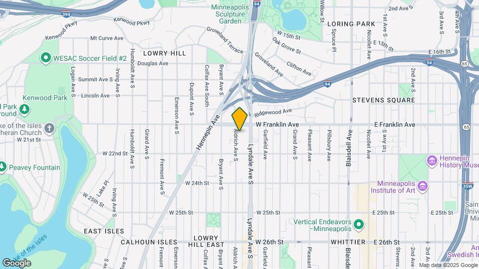 2011 Aldrich Ave S, Unit #1 Map and Location Details