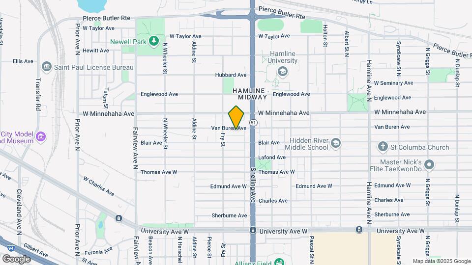 1612 Van Buren Ave, Unit 4 Map and Location Details
