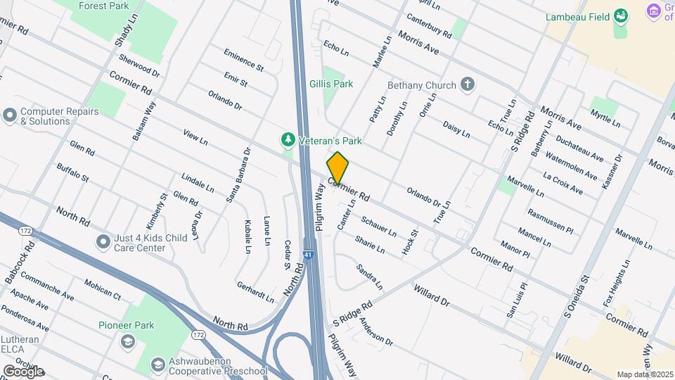 1207 Cormier Rd Map and Location Details