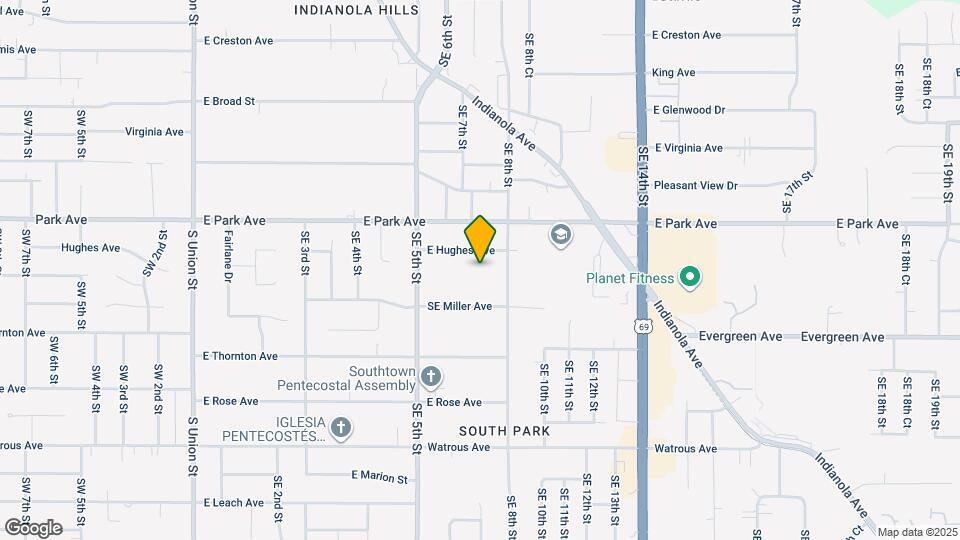 701-701 E Hughes Ave Map and Location Details