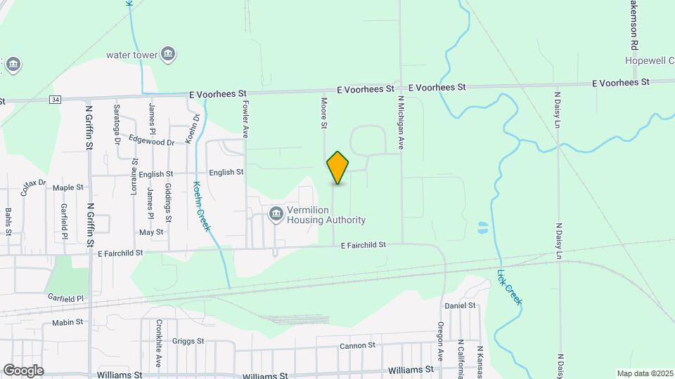 1011 Moore St Map and Location Details