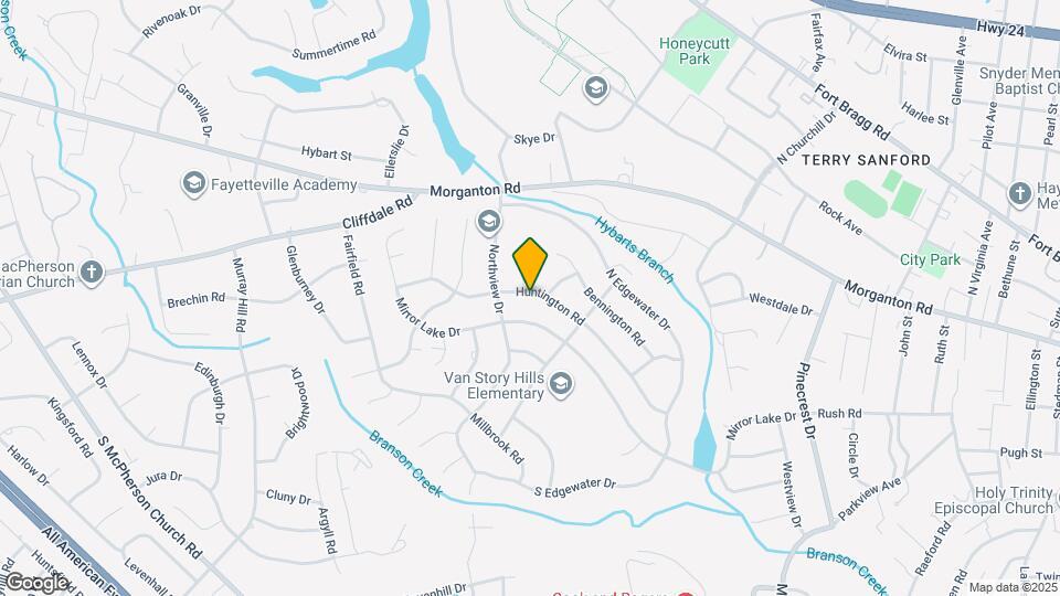 2723 Huntington Rd Map and Location Details