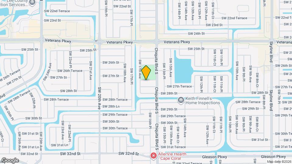 1622 SW 27th St Map and Location Details