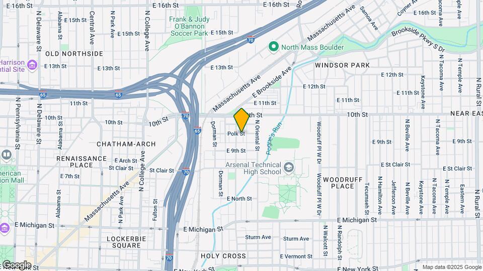 1211 Polk St Map and Location Details