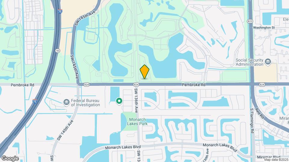 13455 SW 16th Ct, Unit F306 Mapa y Detalles de la Ubicación