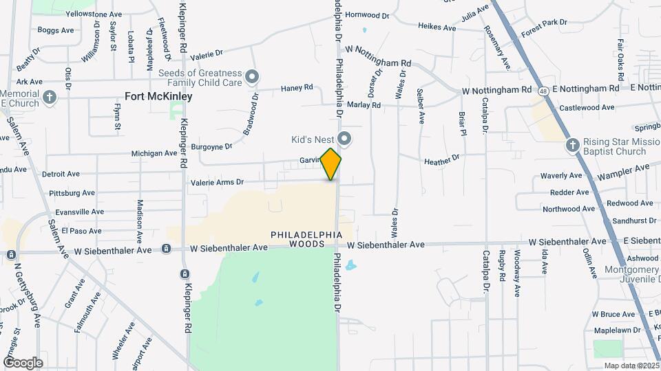 3231 Philadelphia Dr Map and Location Details