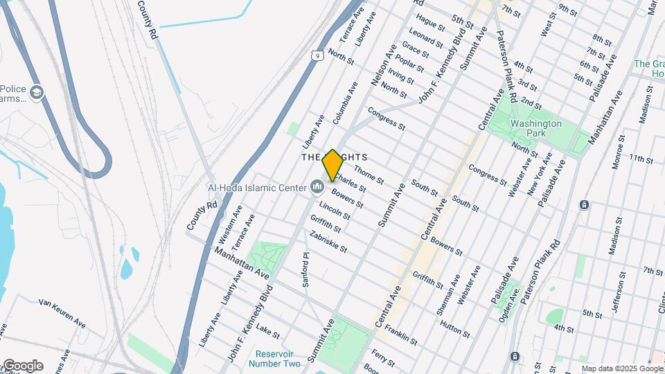 256 Bowers St Map and Location Details