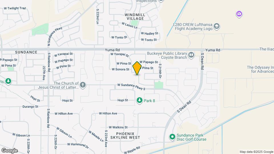 1588 S 220th Ln Map and Location Details