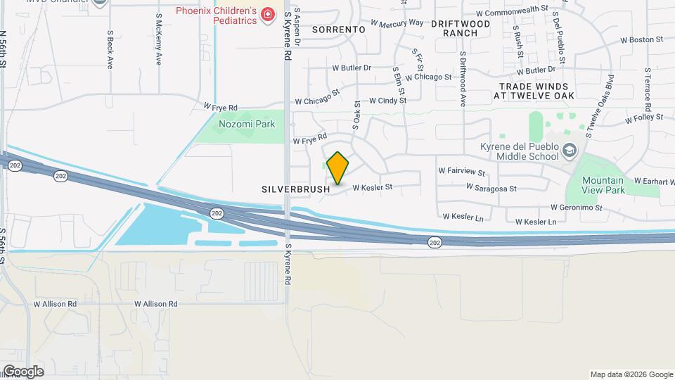 5810 W Kesler St Map and Location Details