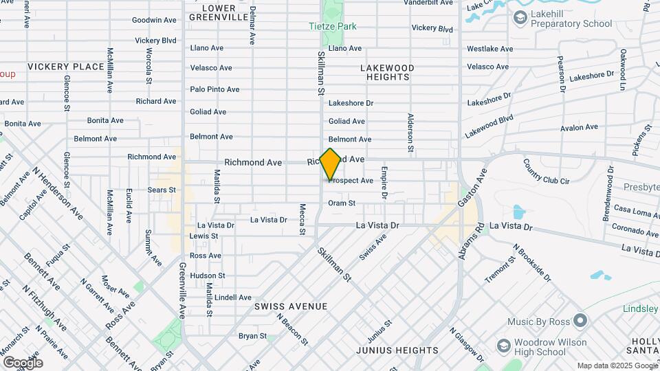 6112 Prospect Ave Map and Location Details