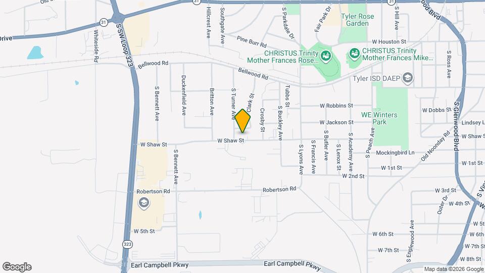 2717 W Shaw St Map and Location Details