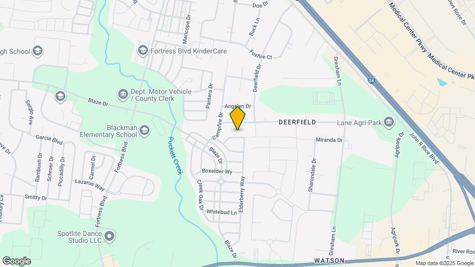 2716 Miranda Dr Map and Location Details