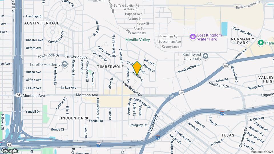 5538 Peinado Ln Map and Location Details