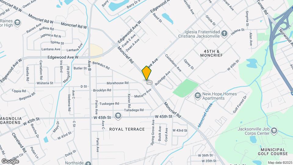 5738 Moncrief Rd Map and Location Details