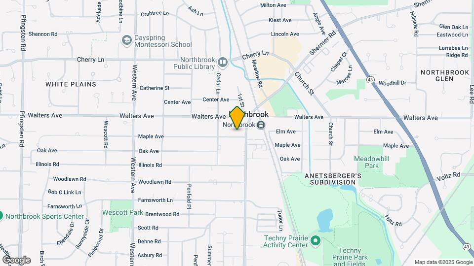 2016 Maple Ave Map and Location Details