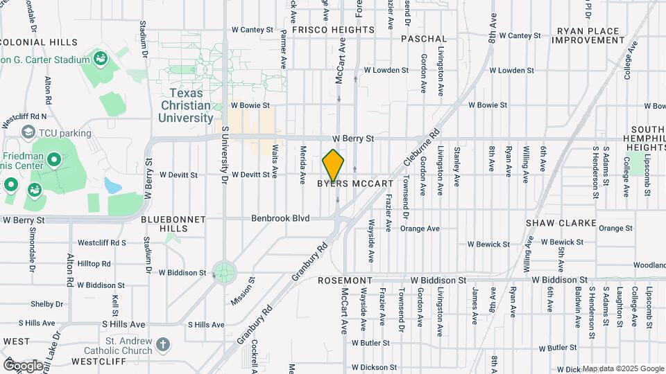 3216 McCart Ave Map and Location Details