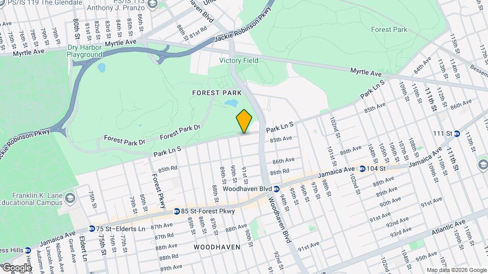 91-12 Park Ln S Map and Location Details