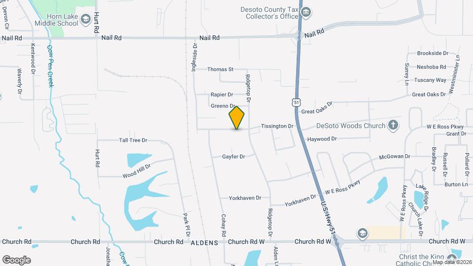 1811 Tissington Dr Mapa y Detalles de la Ubicación