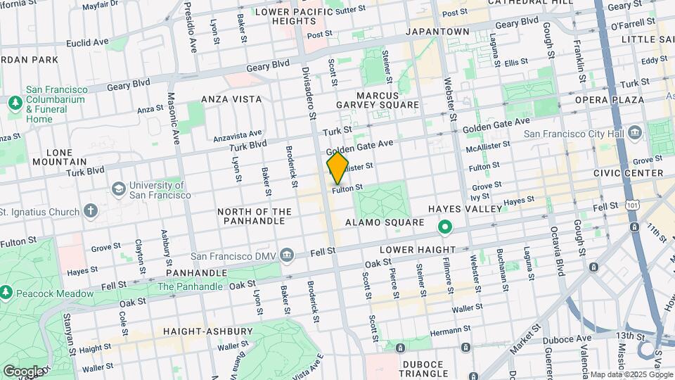 1253-1259 Fulton St Map and Location Details