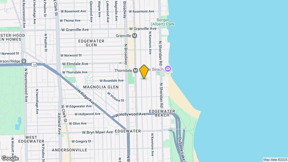 5859 N Winthrop Ave, Unit #305 Map and Location Details