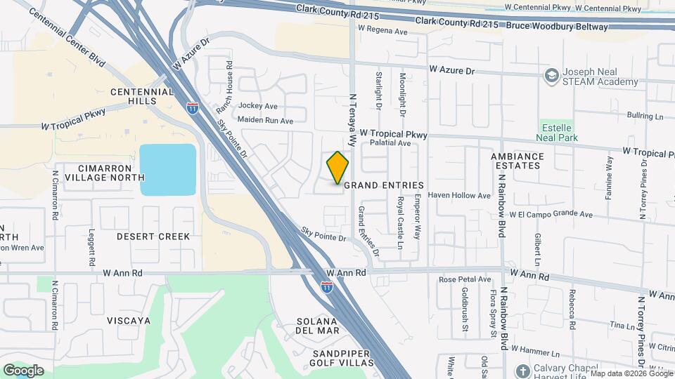 7258 Golden Star Ave Map and Location Details