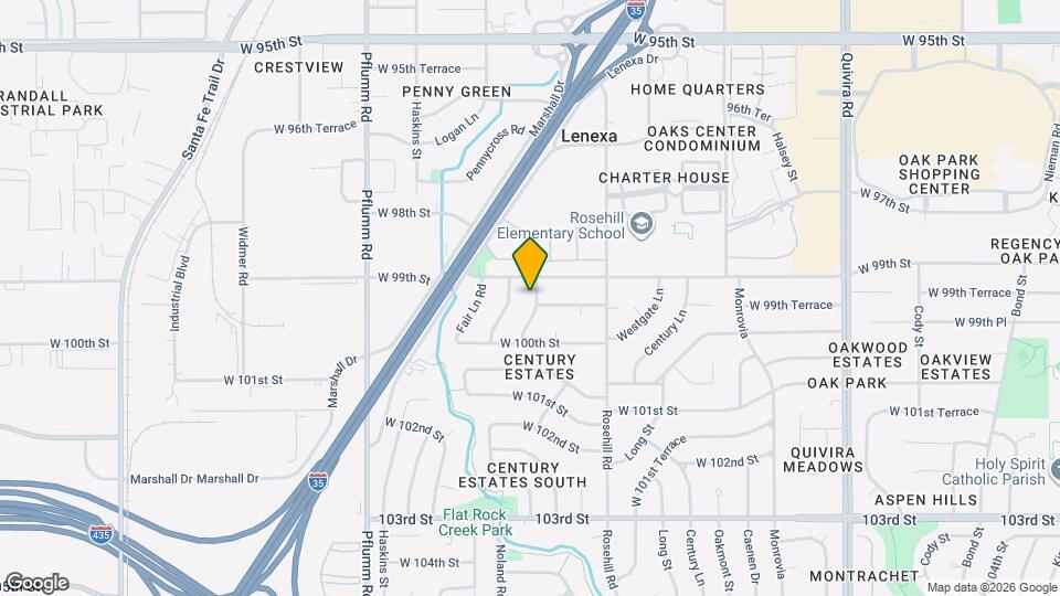 9916 Parkhill St Map and Location Details