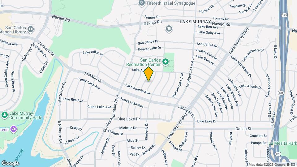 6334 Lake Kathleen Ave Map and Location Details
