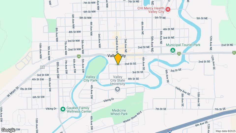 227 Central Ave S Map and Location Details